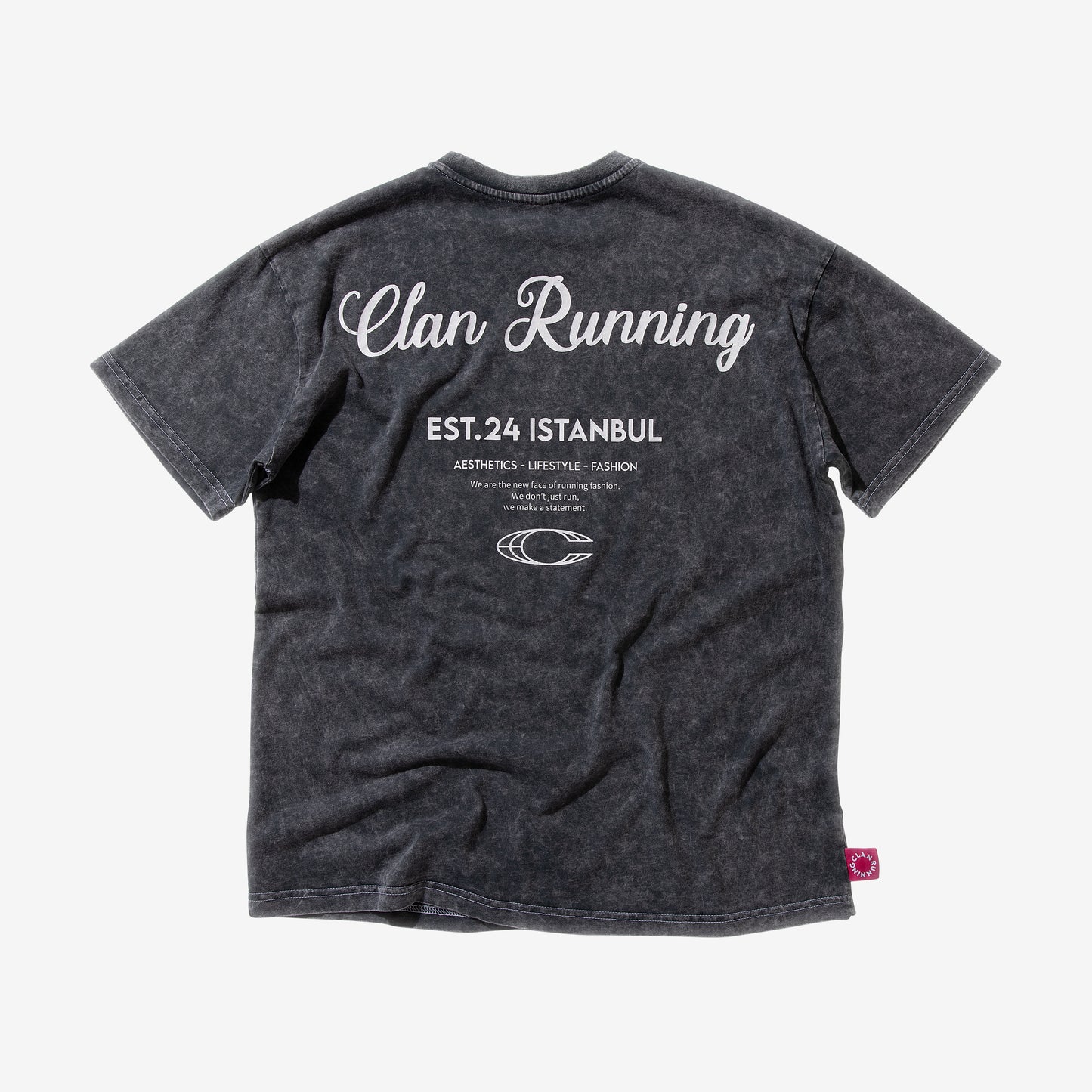 Clan Running İstanbul Vintage Washed T-Shirt