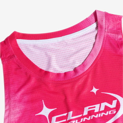 Clan Running Pink Race Singlet