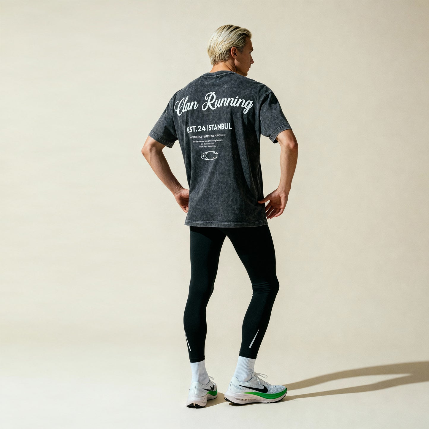 Clan Running İstanbul Vintage Washed T-Shirt