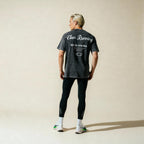 Clan Running Istanbul vintage washed t-shirt - Lifestyle shot on runner
